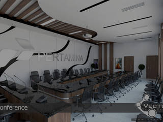 Desain Interior Kantor_Medan (PT. Pertamina), VECTOR41 VECTOR41 Espacios comerciales
