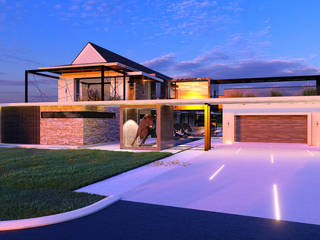 HOUSE RUWA GOLF ESTATE, Design Craft Studio Design Craft Studio Villas Derivados de madera Transparente