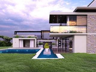 HOUSE RUWA GOLF ESTATE, Design Craft Studio Design Craft Studio Villas Derivados de madera Transparente