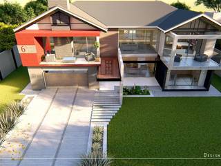 HOUSE HOGERTY HILL HARARE, Design Craft Studio Design Craft Studio Villas Ladrillos