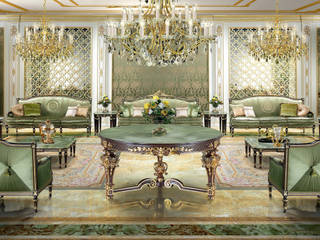 LIVING ROOM - Deluxe Collection 2020, MODENESE INTERIORS Dubai MODENESE INTERIORS Dubai غرفة المعيشة