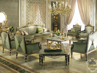 LIVING ROOM - Deluxe Collection 2020, MODENESE INTERIORS Dubai MODENESE INTERIORS Dubai Salas de estar clássicas