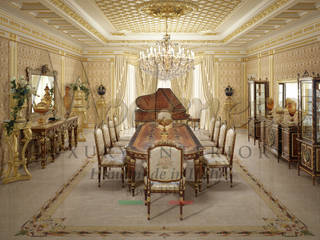 DINING ROOM - DELUXE COLLECTION 2020, MODENESE INTERIORS Dubai MODENESE INTERIORS Dubai Salas de jantar clássicas