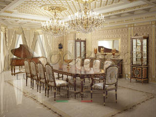 DINING ROOM - DELUXE COLLECTION 2020, MODENESE INTERIORS Dubai MODENESE INTERIORS Dubai غرفة السفرة