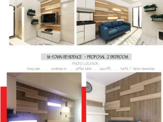 Interior Furniture Apartment (1BR-2BR-3BR), RUMAH BERKAT SEJAHTERA RUMAH BERKAT SEJAHTERA Ruang Keluarga Modern Kayu Lapis