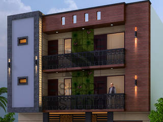 3D View of Residential Building , shapestudio.in shapestudio.in