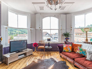 Airbnb Apartment, Tom Zelinsky Tom Zelinsky Country style living room