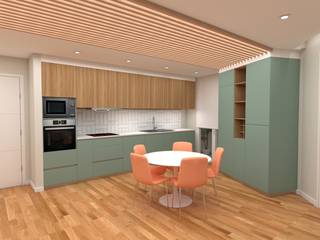 Ginkgo Design Studio Cocinas de estilo moderno