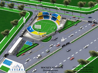 HOCKEY STADIUM, CONCEPT ARCHITECTS CONCEPT ARCHITECTS Commercial spaces