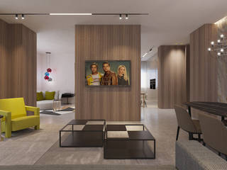 Living area and kitchen, LucaBonazza3DVisualization LucaBonazza3DVisualization