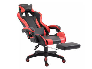 Sedie da gaming, GiordanoShop GiordanoShop Dormitorios de estilo moderno Cuero sintético Metálico/Plateado