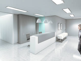 Hospital Vithas nuestra señora de Fátima, E5D Arquitectos E5D Arquitectos Espaços comerciais