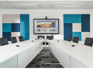 Sistema de conferência Corporate, Magnelusa, SA Magnelusa, SA Industrial style study/office