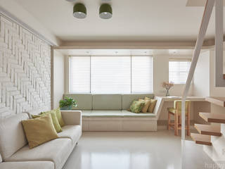 串連, 福研設計happystudio 福研設計happystudio Minimalist living room