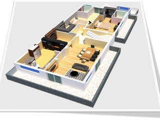 Home in Baraut, Ecoinch Services Private Limited Ecoinch Services Private Limited Modern home