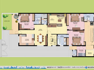 Home in Sector 108, Noida, Ecoinch Services Private Limited Ecoinch Services Private Limited Modern home