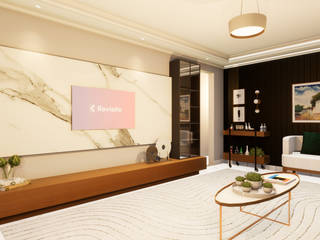 Sala de Estar , Revisite Revisite Modern living room