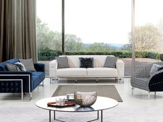 Imported Ultra Luxury Living Room Furniture, Urban Style Urban Style Livings de estilo moderno Cuero Gris