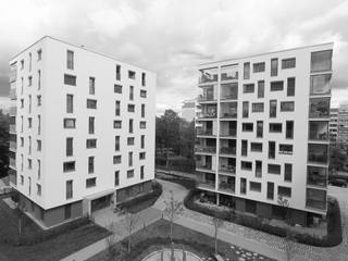 Wohngebäude und Kinderkrippe, ko.architects | Katharina Obermair ko.architects | Katharina Obermair Mehrfamilienhaus Stahlbeton
