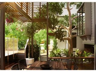 3D Exterior Design ThePro3DStudio Terrace house