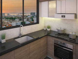 Cocina Ceniza , Spacio5 Spacio5 مطابخ صغيرة