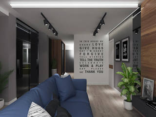 Black & Grey studio, PRIVATE DESIGN PRIVATE DESIGN Minimalistyczna kuchnia