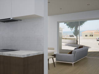 Figueira da Foz, Foz Village | Habitação Unifamiliar, Escala Absoluta Escala Absoluta Modern living room