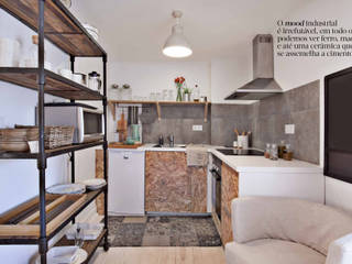 Metamorfose Espacial , Paula Matos Santos Interiores Paula Matos Santos Interiores Small kitchens