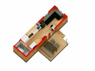 Minik Ev / Tiny House, PRATIKIZ MIMARLIK/ ARCHITECTURE PRATIKIZ MIMARLIK/ ARCHITECTURE Wooden houses Wood Wood effect