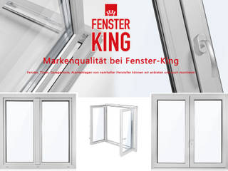 Fenster, Balkontüren und Haustüren günstig online kaufen, Fenster King - Fenster, Haustüren, Bausanierung Fenster King - Fenster, Haustüren, Bausanierung モダンな 窓&ドア