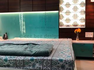 Modern 4BHK Hyderabad, Cee Bee Design Studio Cee Bee Design Studio Classic style bedroom