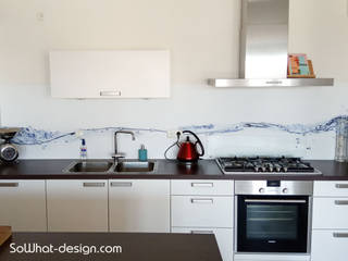 Water en zee keuken achterwanden, SoWhat-design SoWhat-design Cocinas modernas