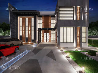 Modern villa design in Abu Dhabi, Algedra Interior Design Algedra Interior Design モダンな 家