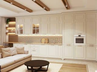 Cozy country, Artichok Design Artichok Design Living room Wood Beige