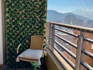 Proyecto Providencia, RM, Chile, Gabi's Home Venezuela Gabi's Home Venezuela Moderner Balkon, Veranda & Terrasse