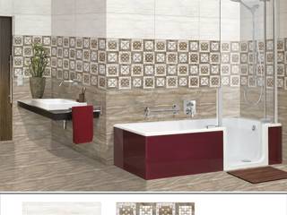 Digital wall tiles, Tiles Carrelage Pvt. Ltd. Tiles Carrelage Pvt. Ltd. Ванная в азиатском стиле