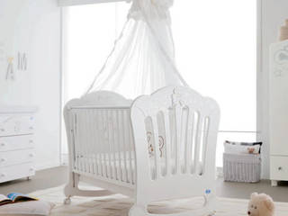 Cots, Cribs & Baby Beds, My Italian Living My Italian Living モダンデザインの 子供部屋