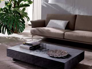Flexibler Couchtisch Box von Ozzio mit Esstischfunktion, Livarea Livarea Living room Stone Grey