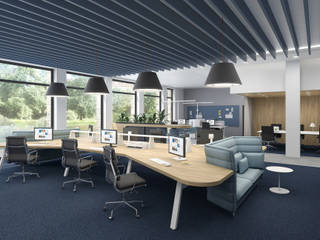 EulerHermes Verwaltung, studiobrand 3Dvisuals studiobrand 3Dvisuals Commercial spaces