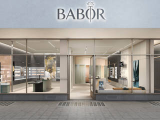 Babor Flagship Frankfurt, studiobrand 3Dvisuals studiobrand 3Dvisuals Commercial spaces