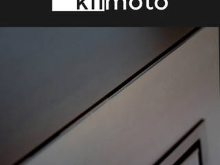Moderner Stahlkamin und Raumtrenner, kiimoto kamine kiimoto kamine Minimalistische Wohnzimmer Eisen/Stahl Metallic/Silber