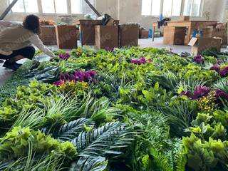 Pre-assembly Large Artificial Vertical Garden, Sunwing Industrial Co., Ltd. Sunwing Industrial Co., Ltd. Commercial spaces Plastic