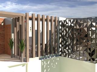 Residencia Valdez, Nxu Arquitectos Nxu Arquitectos Multi-Family house Wood-Plastic Composite