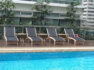 PARK ROYALE HOTEL, KUALA LUMPUR, Horestco Industries ( M) Sdn bhd Horestco Industries ( M) Sdn bhd Modern pool Hemp/Jute Purple/Violet