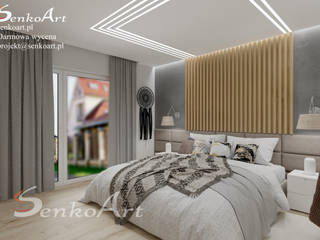 Projekt Sypialni @Senkoart Design, Senkoart Design Senkoart Design Moderne Schlafzimmer