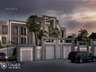 Luxury modern villa design in Dubai, Algedra Interior Design Algedra Interior Design モダンな 家