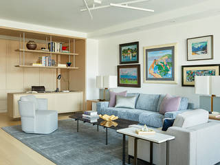 Bespoke interior design, Central Park West, NYC, Darci Hether New York Darci Hether New York Livings de estilo moderno