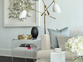 Chic 5th avenue apartment with central park views, NYC, Darci Hether New York Darci Hether New York Moderne Wohnzimmer