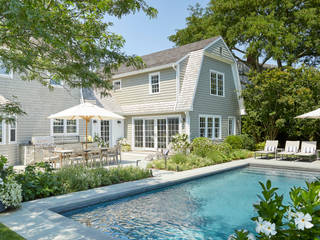 All about ease: Family home in Bridgehampton, NY, Darci Hether New York Darci Hether New York Moderne Häuser