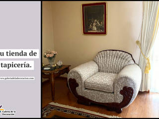 Tapicería de salas y muebles., Galería de la Decoración Galería de la Decoración Salones clásicos Textil Ámbar/Dorado